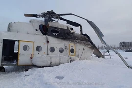 Giáng sinh dồn dập tai ương, Nga lại để rơi trực thăng Mi-8 khiến 24 người lâm nạn