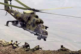 Nga lại điều trực thăng Mi-24 nổi tiếng sang Syria đối phó Thổ Nhĩ Kỳ