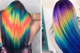 Xu hướng tóc shineline gây bão mạng, đánh bay mốt tóc highline 