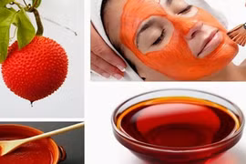 Bôi dầu gấc buổi tối, ngỡ ngàng khi thức giấc soi gương