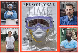 Những người chống Ebola trở thành "Nhân vật của năm"