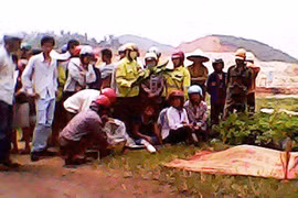 Cháu bé 9 tuổi dẫm phải mìn?