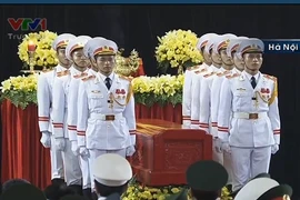 Chùm ảnh: Lễ truy điệu Đại tướng tại Nhà tang lễ Quốc gia