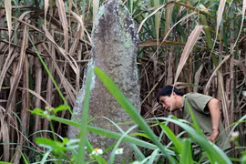 Chuyện lạ VN: Mộ đá chứa 12 bông hoa bằng vàng 