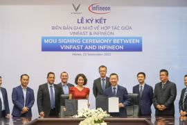 Vinfast và Infineon mở rộng hợp tác trong lĩnh vực di chuyển điện hóa