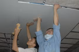 Sử dụng thạch cao chống ẩm cho nhà vệ sinh