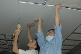 Sử dụng thạch cao chống ẩm cho nhà vệ sinh