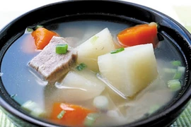 Canh củ cải giúp trị tai biến mạch máu não