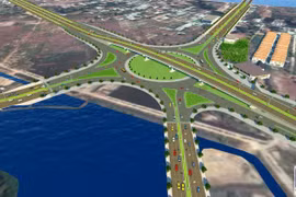 Bà Rịa - Vũng Tàu: Mời thầu gói xây lắp cầu Cỏ May 3 và cầu Cây Khế 