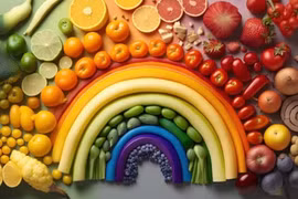 Chế độ ăn cầu vồng tốt cho sức khỏe