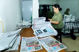 Báo in trong tòa soạn hội tụ đa phương tiện