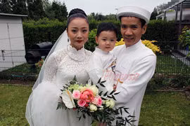 Ảnh cưới độc của diễn viên Mỹ Duyên tại Đức