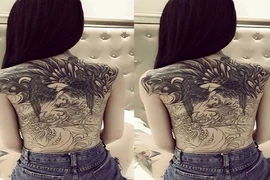 Người đẹp Phú Thọ nổi tiếng nhờ tấm lưng “phượng hoàng”