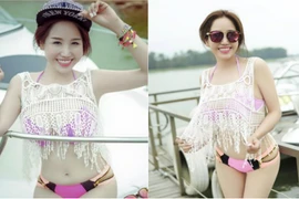 Bà mẹ 40 tuổi xinh đẹp diện bikini “nuột” hơn cả thiếu nữ