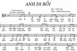 Bài thơ Trần Lập tặng vợ trước khi mất đã được phổ nhạc