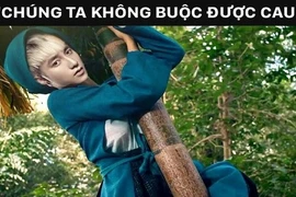 Cười lăn trước loạt ảnh chế cô Tấm ngã cau "bá đạo"