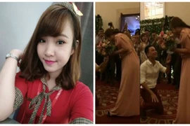 Nhan sắc nữ tiếp viên Vietjet được bạn trai mượn hoa cưới cầu hôn