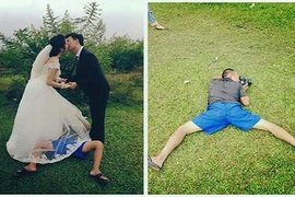 Cười ra nước mắt với hậu trường chụp ảnh siêu vật vã