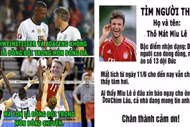 Ảnh chế Euro 2016: Muller mất tích, sao ĐT Đức đánh bóng chuyền