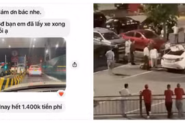 Thu tiền đỗ ôtô tại sân bay Nội Bài sau khi người lái đã chết 