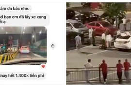 Thu tiền đỗ ôtô tại sân bay Nội Bài sau khi người lái đã chết 