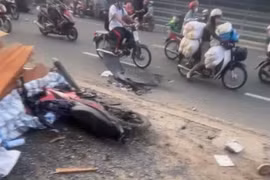 Đoạn clip cán bộ ngân hàng lái ô tô tông chết người rồi bỏ chạy