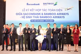 Ngân hàng Sacombank và hãng bay Bamboo Airways hợp tác toàn diện