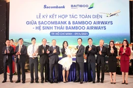 Ngân hàng Sacombank và hãng bay Bamboo Airways hợp tác toàn diện