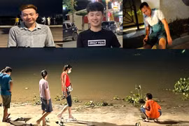 Cứu 2 mẹ con người nước ngoài dưới sông Sài Gòn, 3 thanh niên kiệt sức