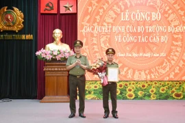 Công bố quyết định của Bộ trưởng Công an về công tác cán bộ