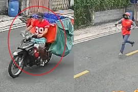 Nam shipper bị cướp xe hàng, đuổi theo kẻ gian trong vô vọng