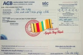 ACB nói gì về việc doanh nghiệp bị mất 95 triệu đồng qua giao dịch séc?