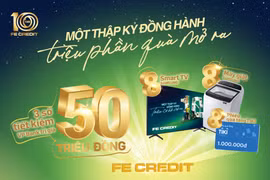 FE CREDIT tung khuyến mãi, ưu đãi lớn tri ân khách hàng nhân dịp sinh nhật