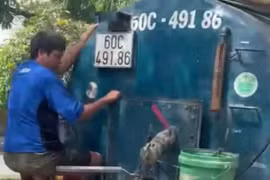 Đồng Nai: Làm rõ hành vi xe bồn nghi xả thải ra đường phố