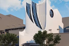 Nhà ống đẹp từng xentimet với ngoại cảnh mô phỏng tàu vũ trụ