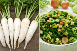 Đừng bỏ phí lá củ cải vì rất bổ dưỡng và giàu canxi