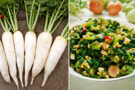 Đừng bỏ phí lá củ cải vì rất bổ dưỡng và giàu canxi