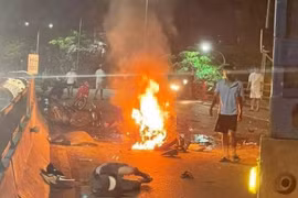 Hải Phòng: Nguyên nhân vụ va chạm với container, 3 thanh niên thương vong