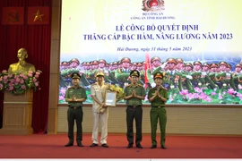 Chân dung Giám đốc, Phó Giám đốc Công an tỉnh được thăng cấp bậc hàm