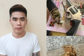 Hải Dương: Bắt giữ một thanh niên tàng trữ súng côn xoay và lựu đạn