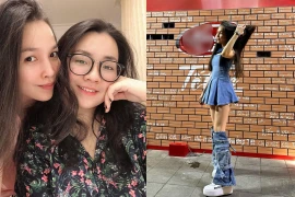 Con gái Hiền Thục trổ tài thiết kế váy cực xịn cho mẹ