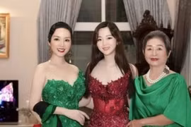 3 thế hệ mỹ nhân nhà Hoa hậu Giáng My khiến nhiều người ngưỡng mộ