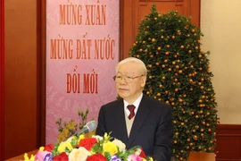 Tổng Bí thư chúc Tết các lãnh đạo và nguyên lãnh đạo Đảng, Nhà nước