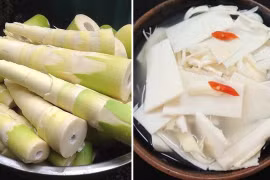 Mẹo loại bỏ độc tố trong măng tươi trước khi nấu