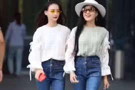 Mẫu jean ngược tạo trend, mặc lên tôn dáng, cá tính xuất sắc