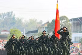 Hợp luyện diễu binh, diễu hành kỷ niệm 70 năm Chiến thắng Điện Biên Phủ