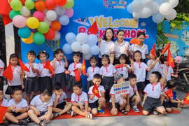 Những “búp măng non” hào hứng ngày tựu trường