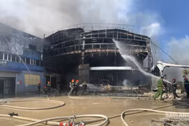 Lạng Sơn: Cháy lớn tại xưởng lắp ráp xe điện DK Bike