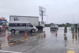 Tạm cấm xe vào cao tốc Pháp Vân - Cầu Giẽ