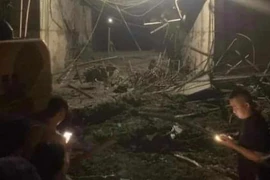 Sập cầu chui dân sinh đường dẫn cao tốc Tuyên Quang - Hà Giang